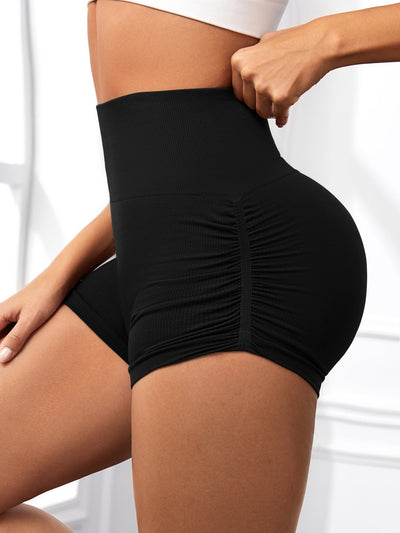 Workout Shorts For Women Scrunch Butt Lifting High Waisted Yoga Gym Seamless Booty Biker Shorts